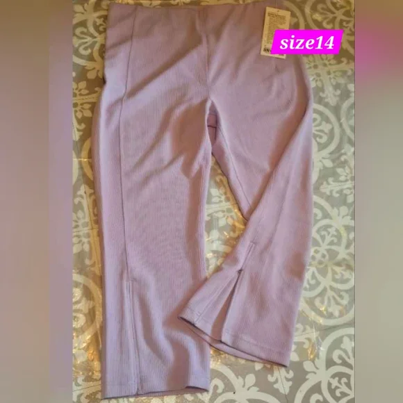 Lululemon Lavender Ribbed Pants - Picture 1 of 1